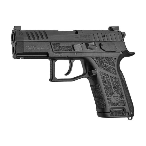 CZ USA P-09 C Nocturne 9mm Luger 3.74in Black Nitride Pistol - Image 2