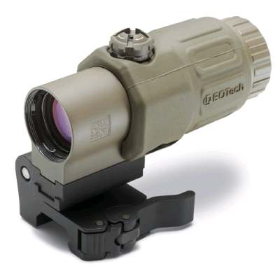 EO Tech EOTECH 3X MAGNIF TAN W/STS MNT