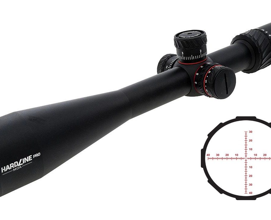 HARDLINE PRO 6-24X50 MIL FFP RIFLESCOPE | ILLUMINATED