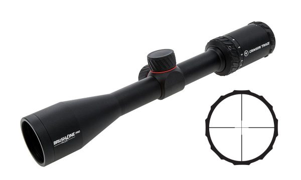 BRUSHLINE PRO 3-9X40 1" PLEX RIFLESCOPE