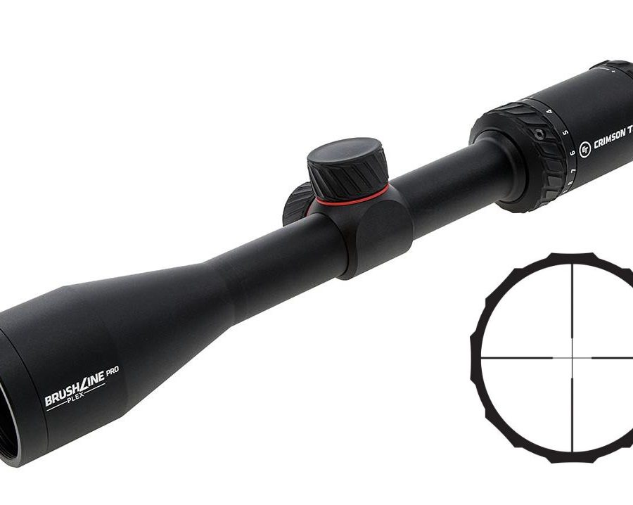 BRUSHLINE PRO 3-9X40 1" PLEX RIFLESCOPE