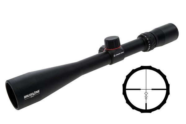 BRUSHLINE 4-12X40 1" BDC RIFLESCOPE