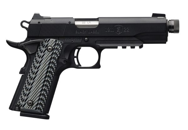 1911-22 A1 BK LBL 22LR 4.3" TB 1/2-28 TPI | 10+1 | FULL SIZE
