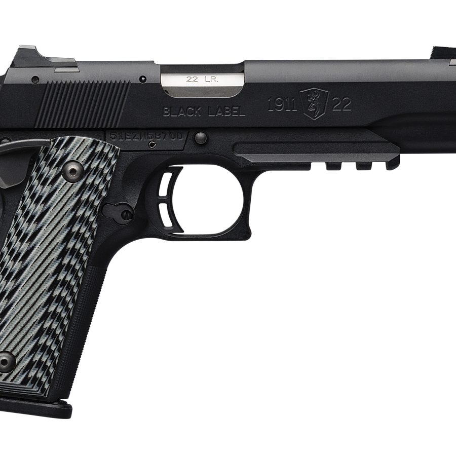 1911-22 A1 BK LBL 22LR 4.3" TB 1/2-28 TPI | 10+1 | FULL SIZE