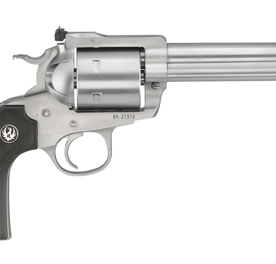 SPR BLKHWK BISLEY 44M 5-1/2 SS 0877 STAINLESS/BLACK LAM GRIPS