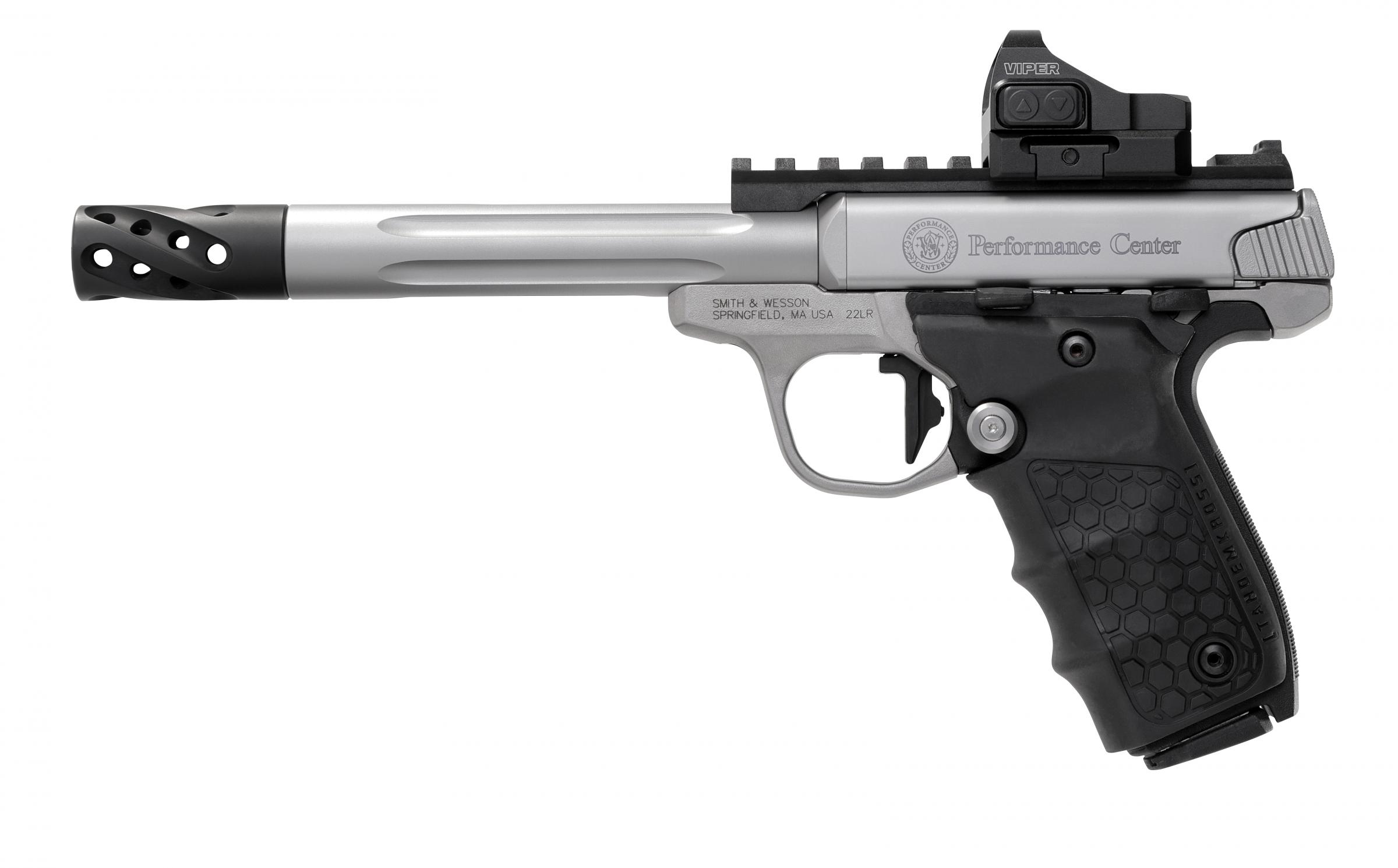 Smith and Wesson SW22 VICTORY TGT 22LR 6" OPTIC