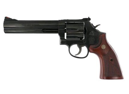 586 357MAG 6" BL/WD AS 6RD 150908 DIST COMBAT MAGNUM