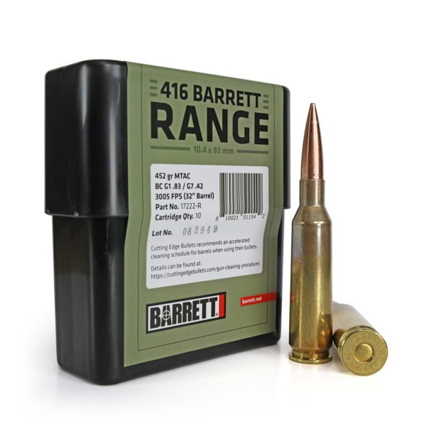 AMMO 416BAR 452GR RANGE 10RD nan