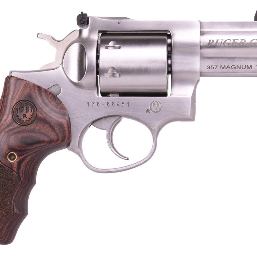 GP100 357MAG 3" SS 7RD UNFLUTE 1782 | ADJUSTABLE SIGHTS