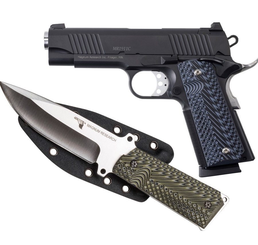 DE 1911 9MM 4.3" BLACK KNIFE DE1911C9-K