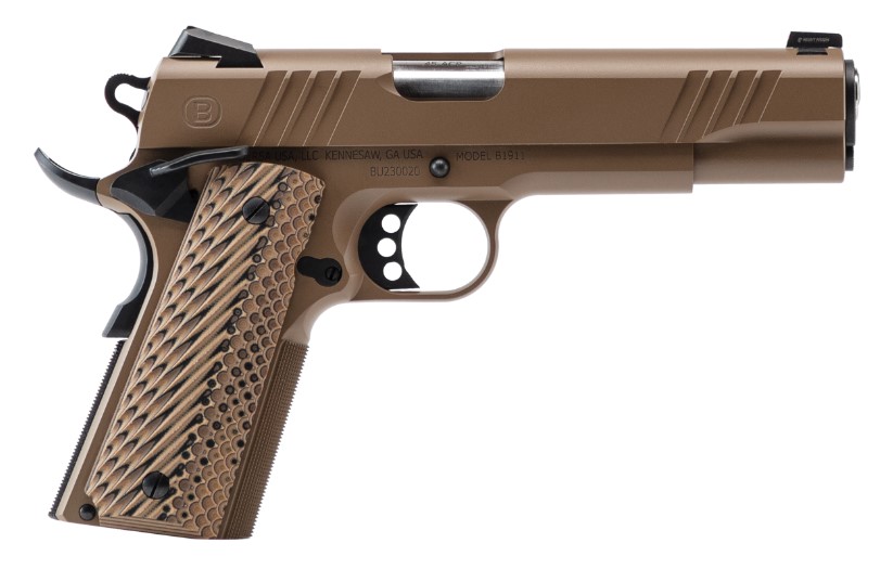 BERSA 1911 45ACP 5" FDE 8+1 VZ GRIPS | NIGHT SIGHTS