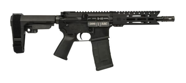 DB-15 PIST 300BLK BLK 8" SBA3 SBA3 BRACE