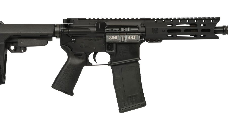 DB-15 PIST 300BLK BLK 8" SBA3 SBA3 BRACE