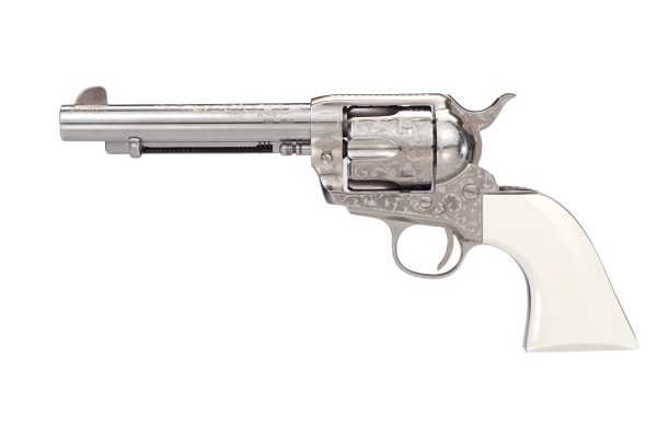OUTLAW LEG 357MAG NK/IVORY 5.5 ENGRAVED
