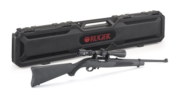 10/22 CARB 22LR BL/SYN COMBO # 31143 | VIRIDIAN SCOPE & CASE