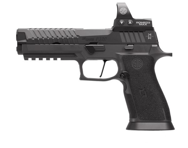 P320X5 MAX 9MM 5" BLK 10+1 OPT 320X5-9-MAXM2-10 | ROMEO1 PRO