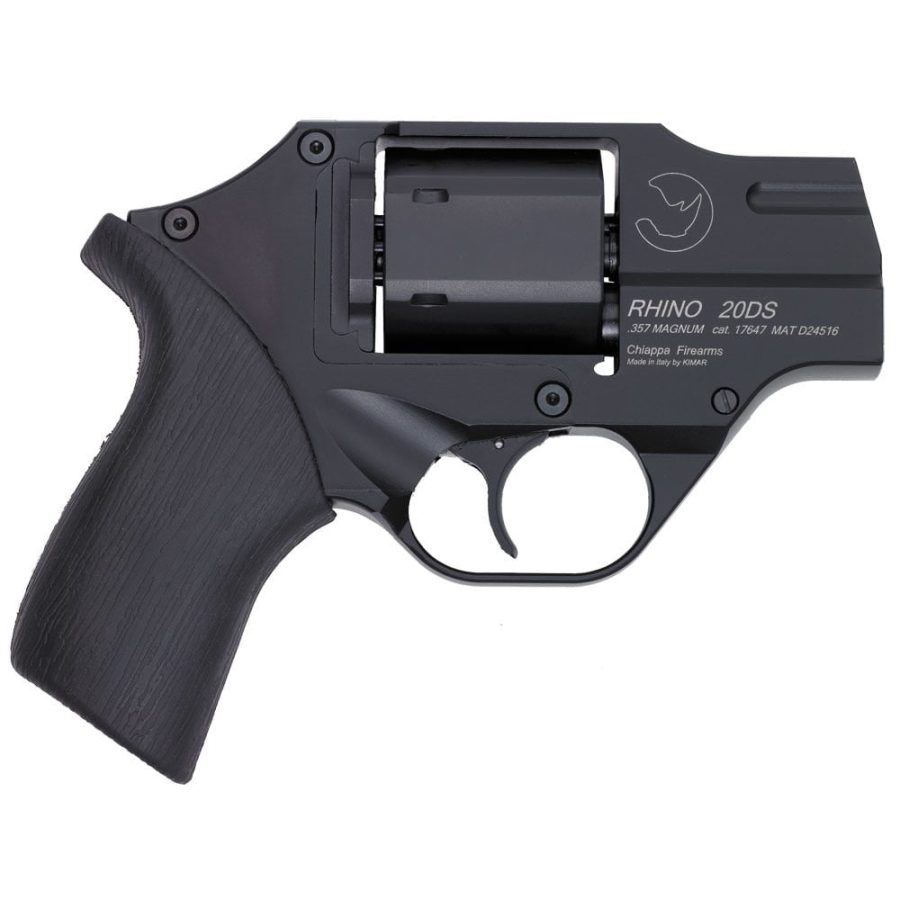 RHINO 200D 357MAG 2" BLK DAO CF340.217 | W/LEATHER HOLSTER