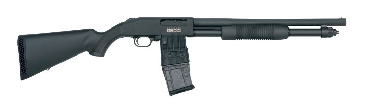 590M MAG-FED 12/18.5 SYN 2.75" 10+1|BEAD SIGHT|CYLINDER BORE
