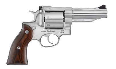 REDHAWK 357MAG 4.2" SS AS 8SH 5059 | HARDWOOD GRIPS | CASE