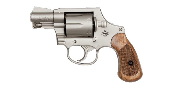 M206 REVOLVER 38SP 2" SPURLESS MATTE NKL/WOOD | 6RD CYLINDER