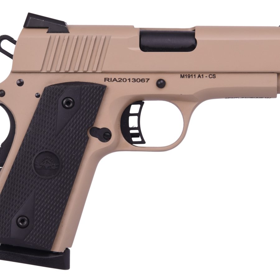 M1911-A1 CS TACT 45ACP FDE FLAT DARK EARTH CERAKOTE