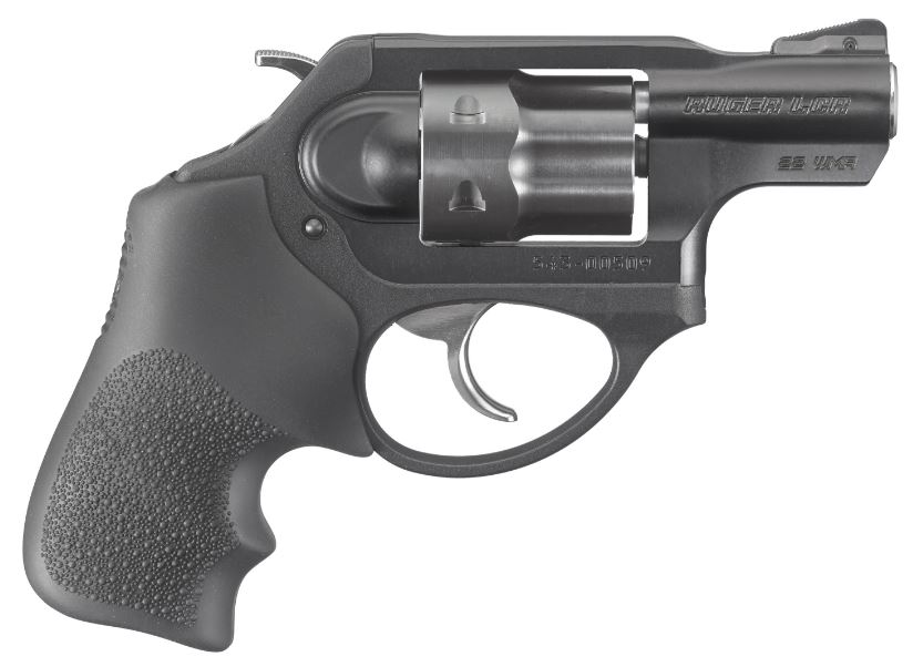 LCRX 22MAG MT/HOGUE 1.87" 6RD 5439|MATTE BLACK|HOGUE GRIPS