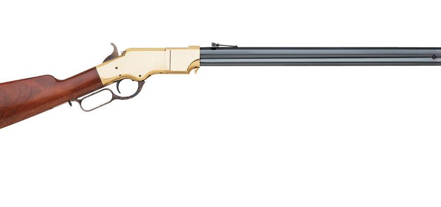 1860 HENRY RIFLE 45LC BL/WD BRASS RECEIVER