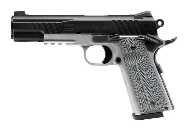 1911 GOV 45ACP BL/SS RAIL 67207
