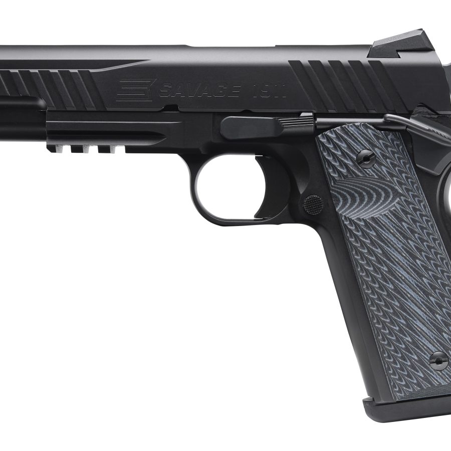 1911 GOVT 45ACP BLK/BLK RAIL 67210