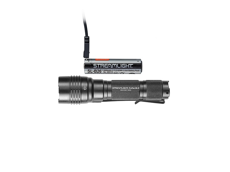 PROTAC HL-X USB 1000LM BLACK MULTI-FUEL TACTICAL FLASHLIGHT