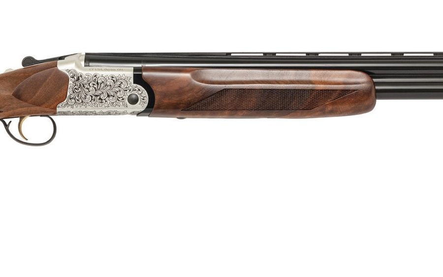 202AE WHITE O/U 12/28 BL/WD 3" 930.378 | ENGRAVED RECEIVER