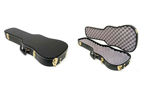 THOMPSON VIOLIN CASE PISTOL GOLD HARDWARE / KEYED LOCKS