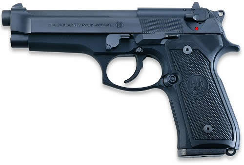 92 M-9 9MM BL/SY 4.9" 15+1 FS INCLUDES (2) 15RD MAGS