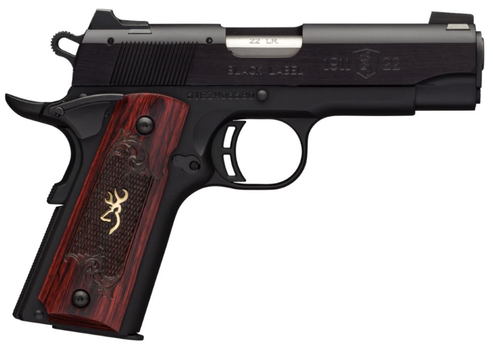 Browning 1911-22 MED CMPT 22LR BL 10+1