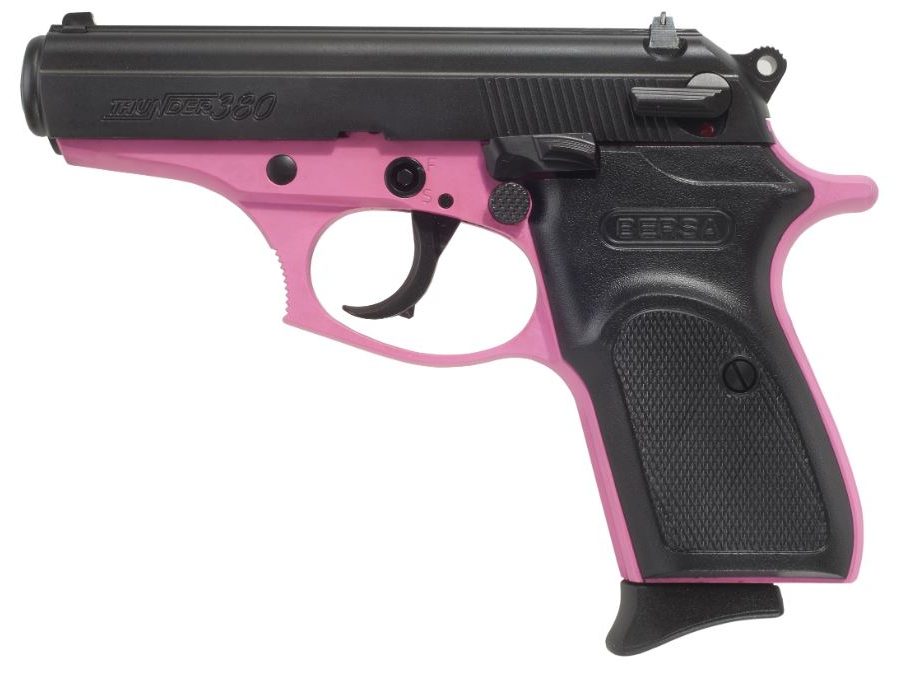 THUNDER 380 PINK/BLACK 380ACP CERAKOTE PINK FRAME