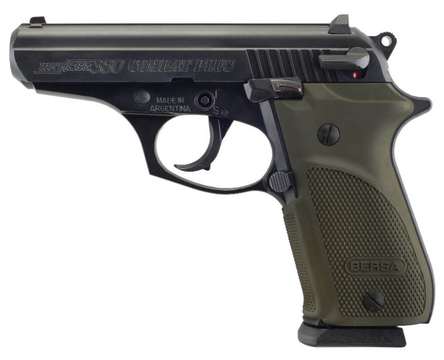 THUNDER 380 COMBAT PLUS 380ACP 15+1 | 3.5"|OLIVE RUBBER GRIPS