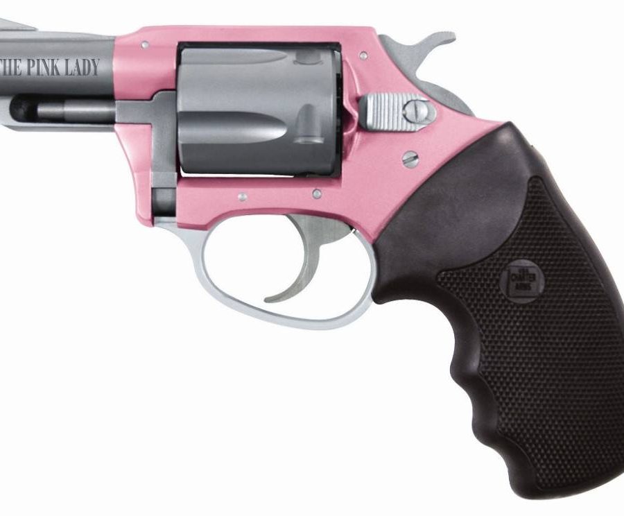 PINK LADY 38SPC PINK/SS 2" 5RD RUBBER GRIPS / 5-SHOT