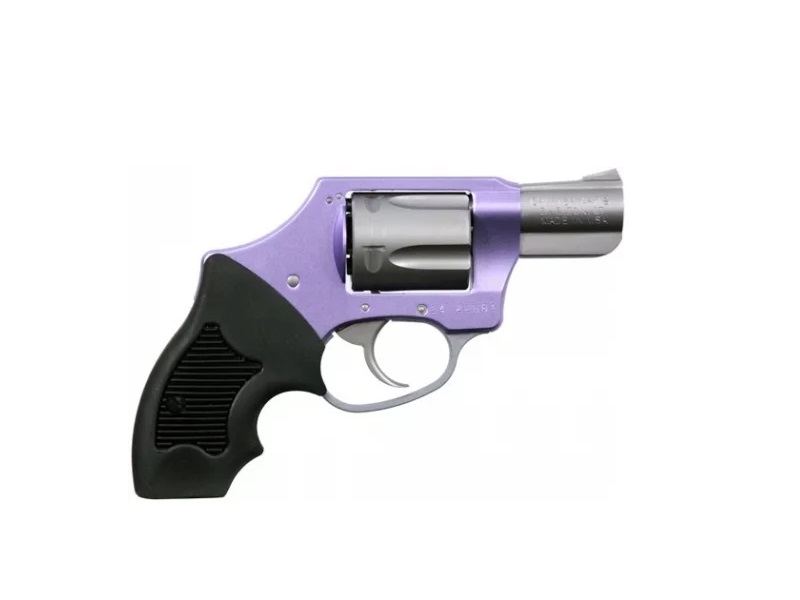 LAVENDER LADY 38SPC 2" DAO RUBBER GRIPS / 5-SHOT