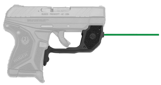 LASERGUARD RUGER LCP-II GRN POLYMER | FRONT ACTIVATION