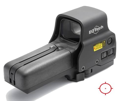 MODEL 558 SIDE BUTTON AA-BATT HOLOGRAPHIC WEAPON SIGHT