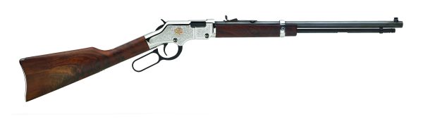 AMERICAN BEAUTY 22LR BL/WD 20" SILVER ENGRAVED RECEIVER