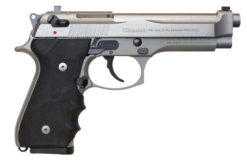 92FS 9MM BRIG INOX 10+1 CA RUBBER GRIPS | CA COMPLIANT