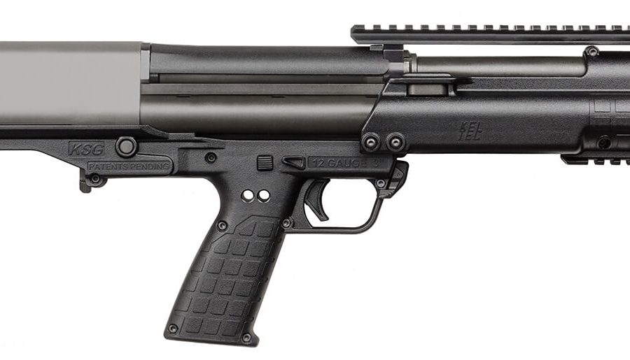 KSG 12/18.5 14+1 TOP PIC RAIL BLACK SYNTHETIC STOCK