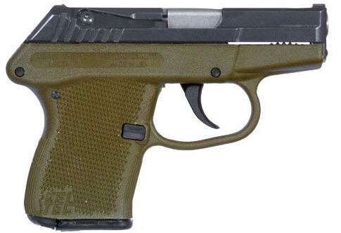 P-32 32ACP 7+1 BL/GREEN POLY BLUE SLIDE/GREEN FRAME