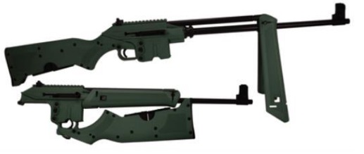SU-16C 223REM BL/GRN 16" 10+1 CAN BE FIRED WITH STOCK FOLDED