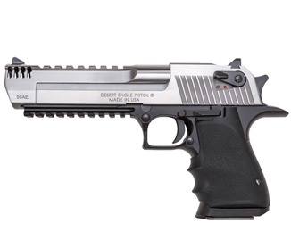 DESERT EAGLE 50AE MK XIX SS/BK STAINLESS STEEL SLIDE