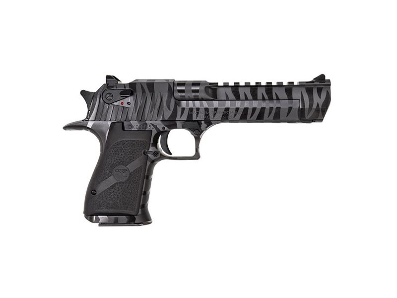 DESERT EAG 50AE BLK TIGER STRP MARK XIX | 6" BBL | 7+1