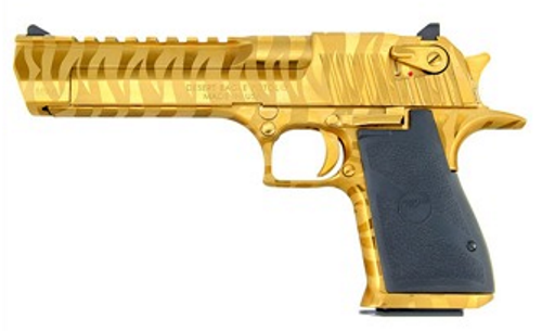 DESERT EAGLE 357M TG STRPES 6" TITANIUM GOLD W/ TIGER STRIPES