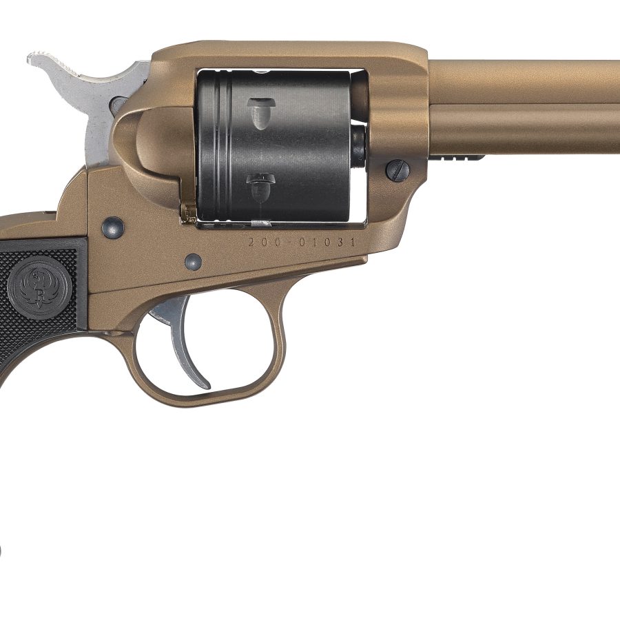 WRANGLER 22LR BRNZ/SY 4.6" 6SH 2004|BRONZE CERAKOTE|FIXED SGT