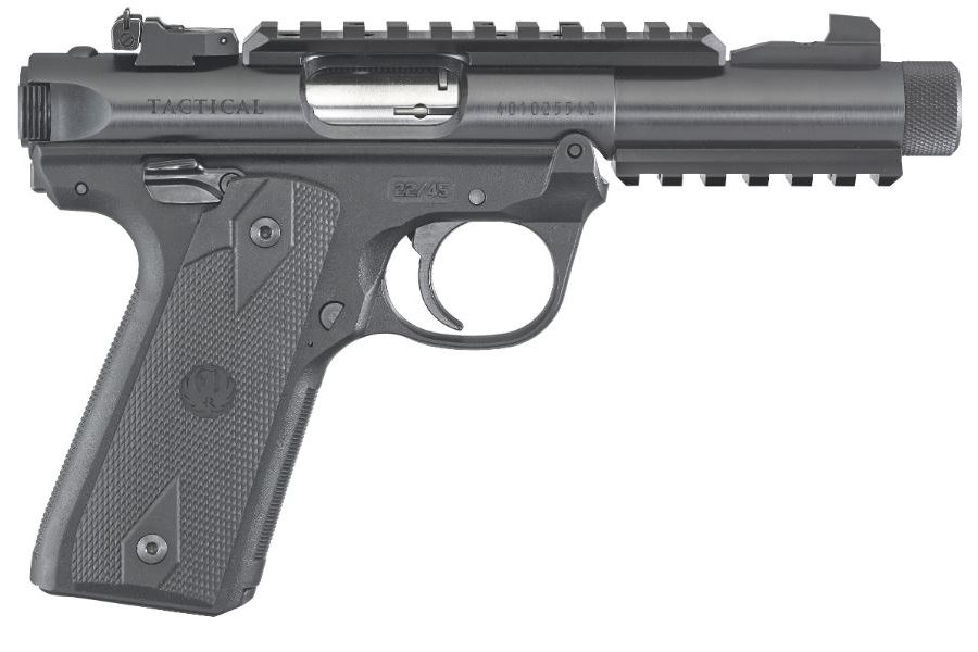 MKIV 22/45 TACTICAL 22LR 4.4" 40149|BLACK|1/2-28 TPI|10+1